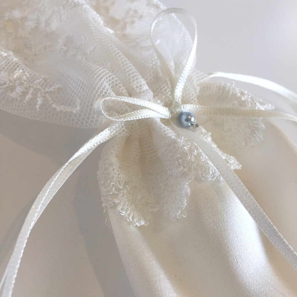 Silk Keepsake Bag - Silk Garters