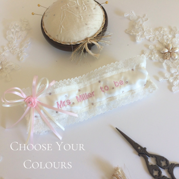 Personalised garter Made for your hen do / hen night gift